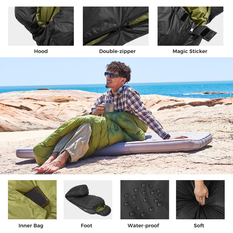 Load image into Gallery viewer, ATEPA ELEMENTS 450 Down Single Sleeping Bag
