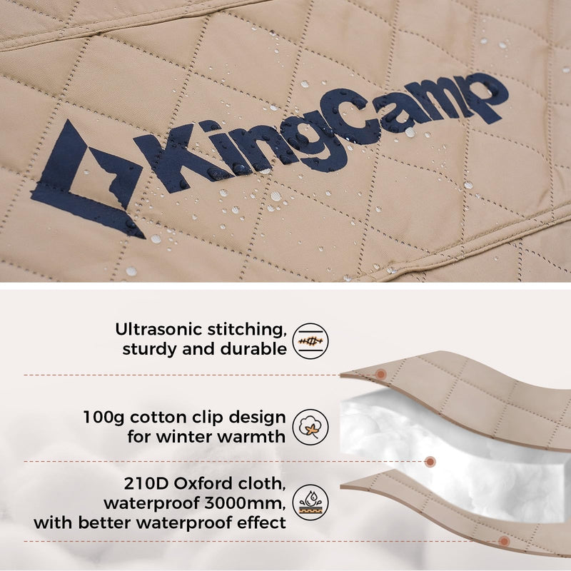 Load image into Gallery viewer, KingCamp 4-Season Cotton Tent with Stove Jack for 4-5 People
