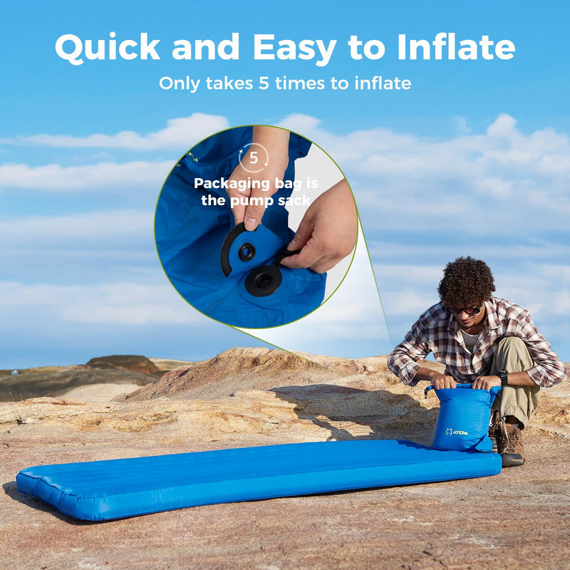 Load image into Gallery viewer, ATEPA All-Season Ultralight Insulated Sleeping Pad
