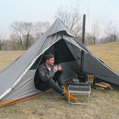 KingCamp Tipi Hot Tent & Surefire Stove Bundle