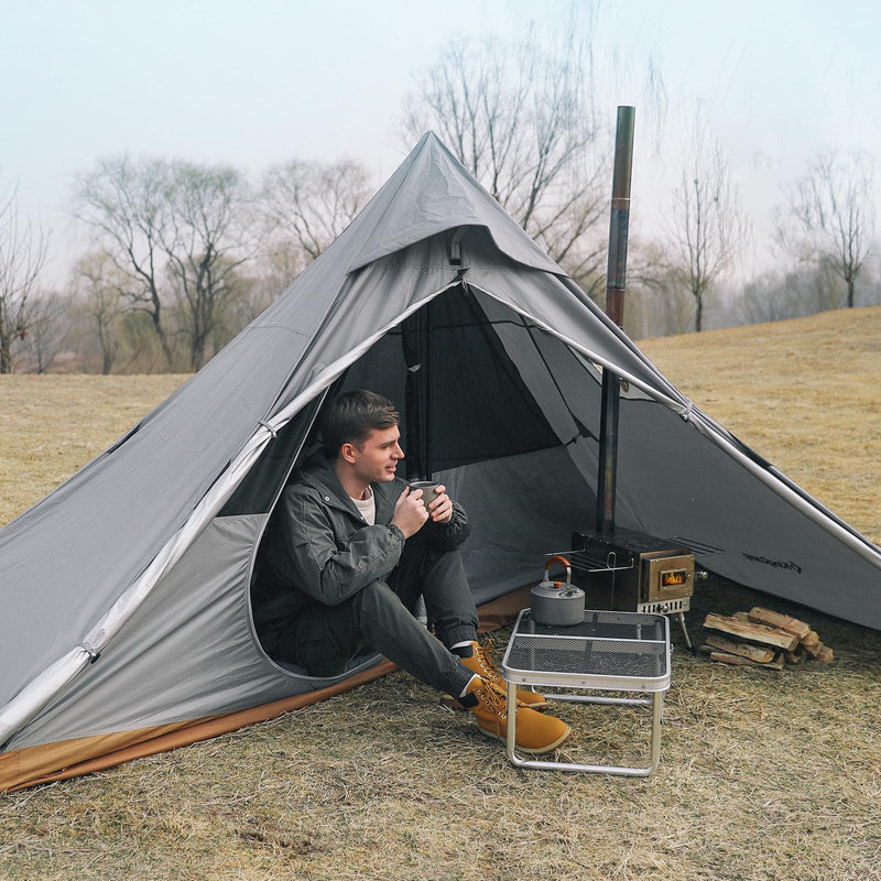 Load image into Gallery viewer, KingCamp Tipi Hot Tents with Stove Jack for 1-2 People
