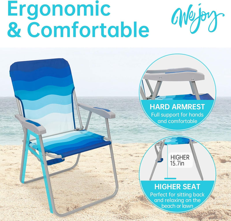 Load image into Gallery viewer, WEJOY Beach Chair Set of 2
