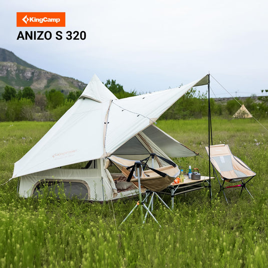 KingCamp Double Spire Canvas Camp Tent