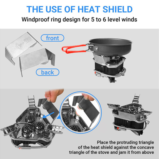 BULIN 8500W Windproof Portable Camping Stove