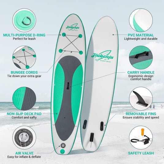 Inflatable Stand Up Paddle Board with Paddle - 10'6"