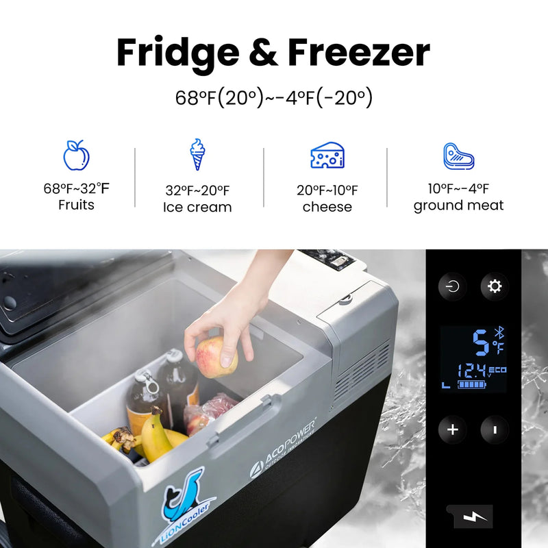 Load image into Gallery viewer, ACOPOWER LiONCooler Pro Portable Solar Fridge Freezer 30L, 40L, 50L
