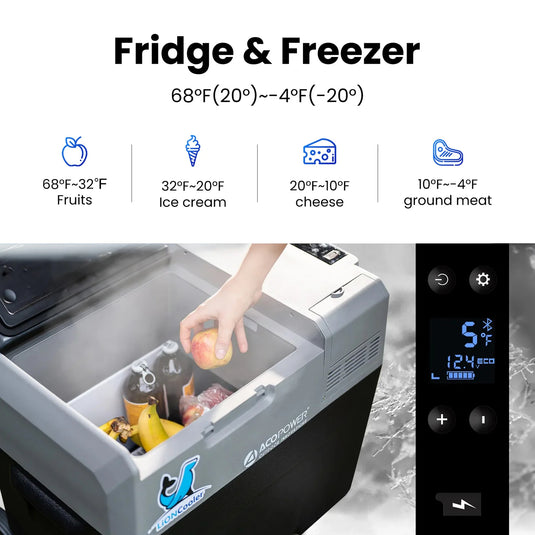 ACOPOWER LiONCooler Pro Portable Solar Fridge Freezer 30L, 40L, 50L