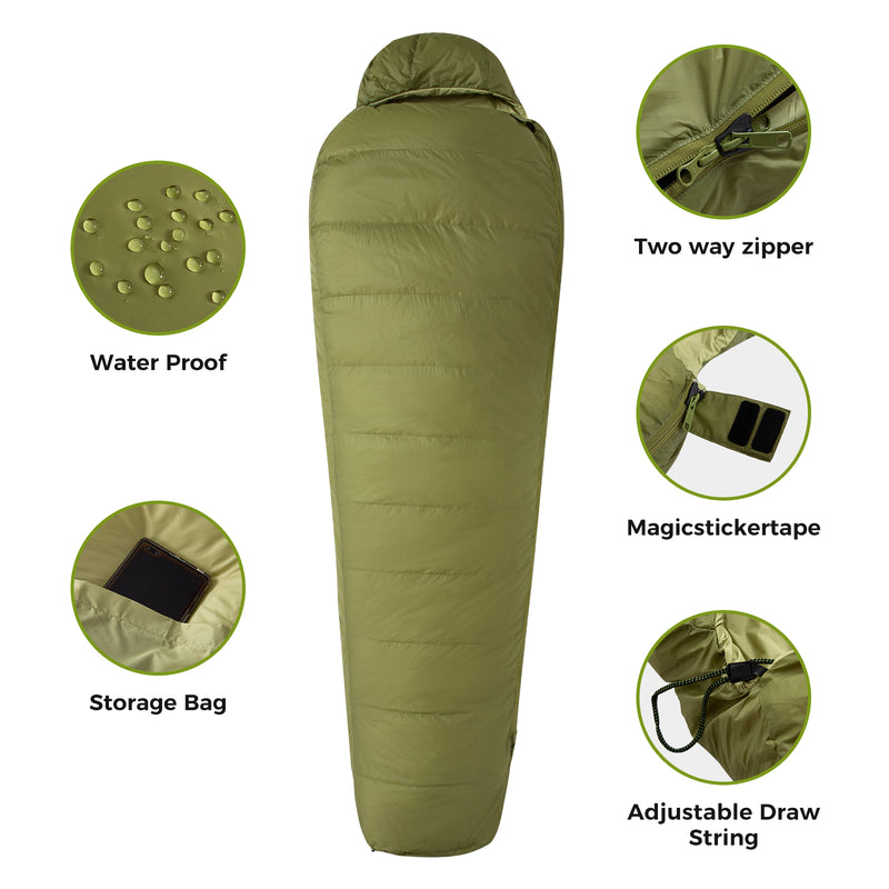 Load image into Gallery viewer, ATEPA ELEMENTS 450 Down Single Sleeping Bag
