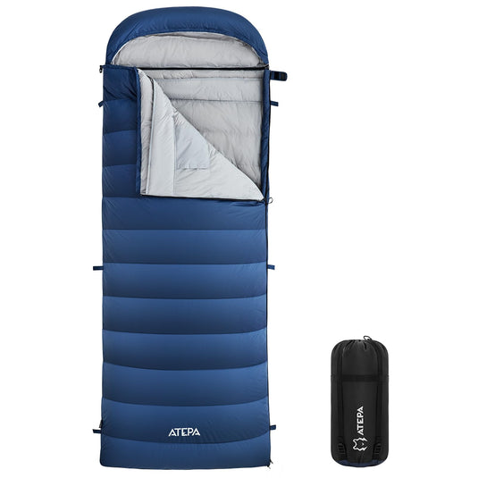 ATEPA ELEMENTS 600 Down Sleeping Bag Navy05