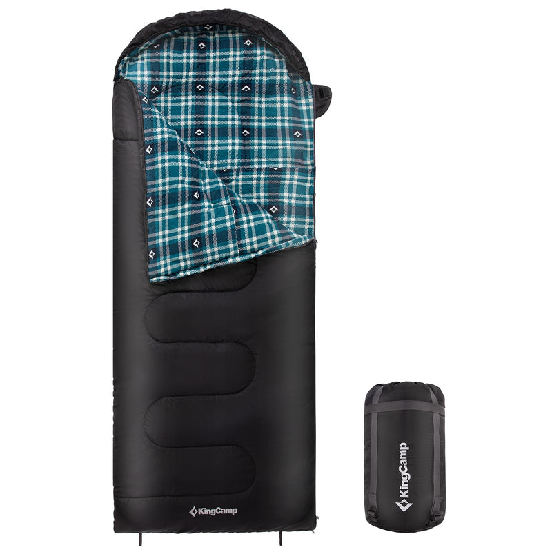 Load image into Gallery viewer, KingCamp CLOUDY 300 Flannel Lined Sleeping Bag
