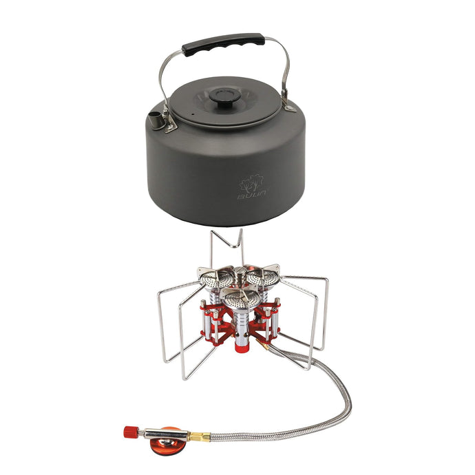 BULIN Camping Kettle 2.2L & Burner Backpacking Stove Bundle