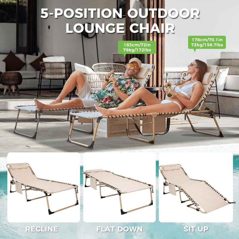 Load image into Gallery viewer, KingCamp Oversize Comfort 3-folding Lounge Chair
