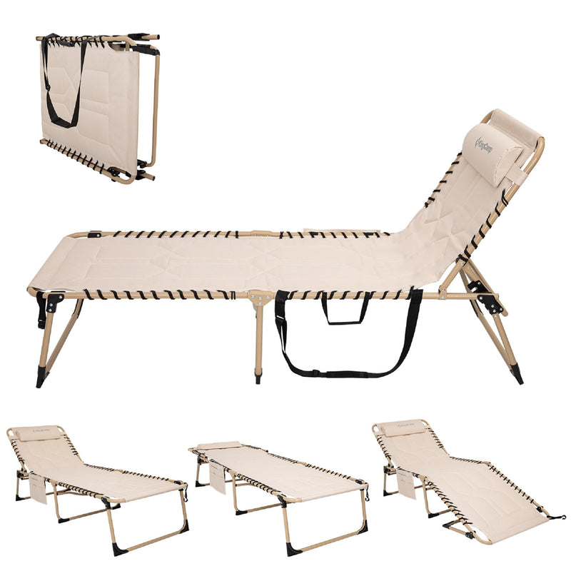 Load image into Gallery viewer, KingCamp Oversize Comfort 3-folding Lounge Chair
