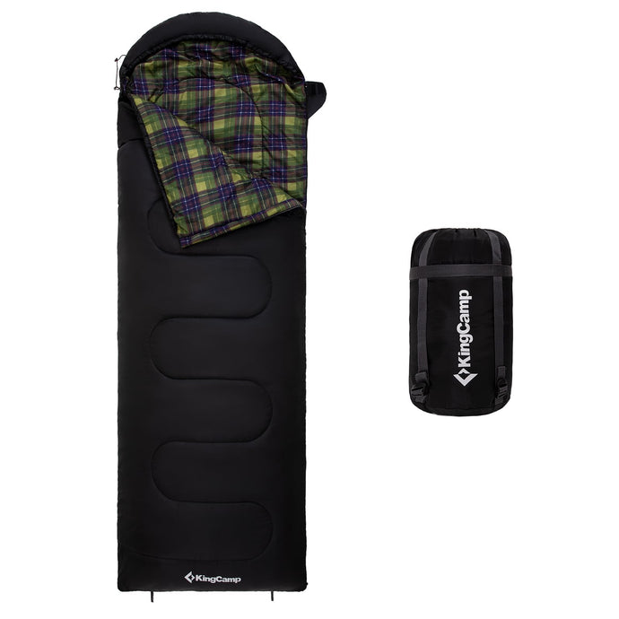 KingCamp SEVAN 250 Sleeping Bag-Envelope With Hood