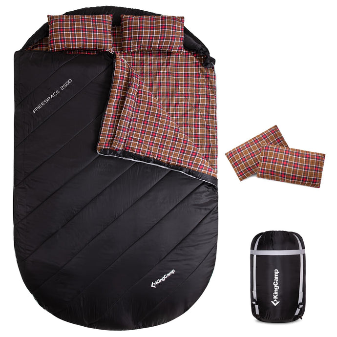 KingCamp FREESPACE 250D Double-Sized Sleeping Bag