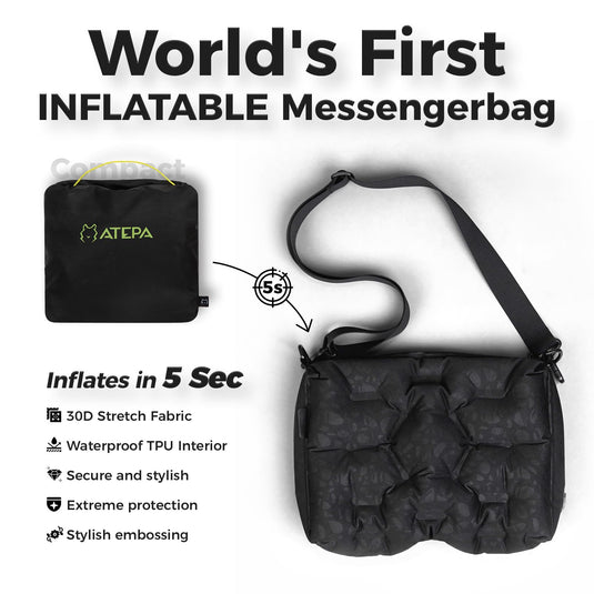 ATEPA Cloud AirBag 4-in-1 Inflatable Messenger Bag