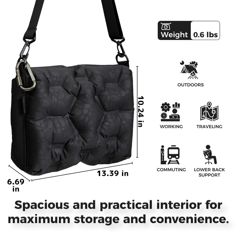 Load image into Gallery viewer, ATEPA Cloud AirBag 4-in-1 Inflatable Messenger Bag
