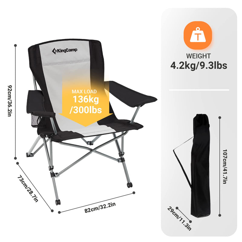 Load image into Gallery viewer, KingCamp Camping Folding Chair Camping Armchair
