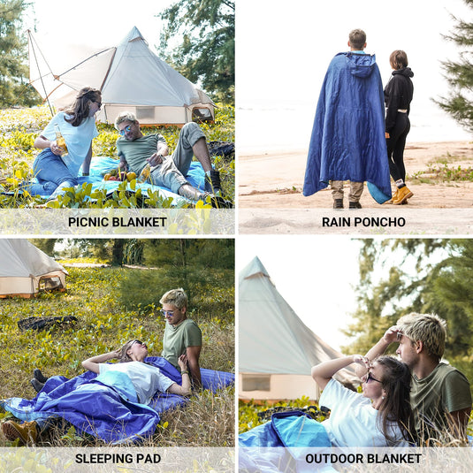 KingCamp ANNA Picnic Rug 3-in-1 Outdoor Blanket