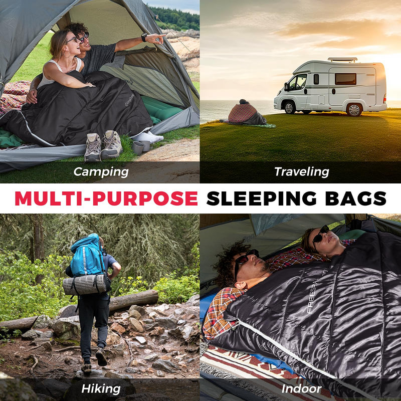 Load image into Gallery viewer, KingCamp FREESPACE 250D Double-Sized Sleeping Bag
