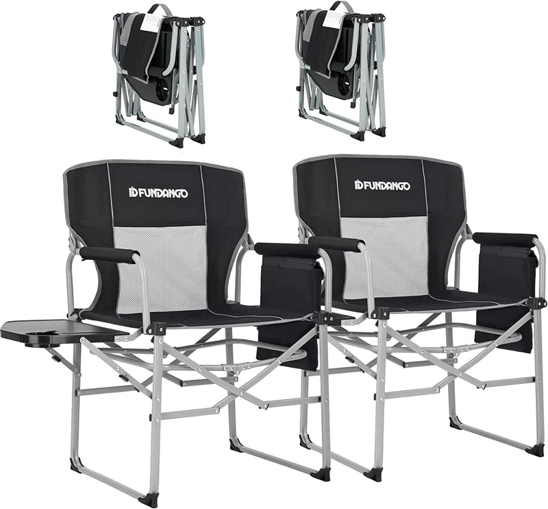 Load image into Gallery viewer, FUNDANGO Portable Director Chair Set Of 2
