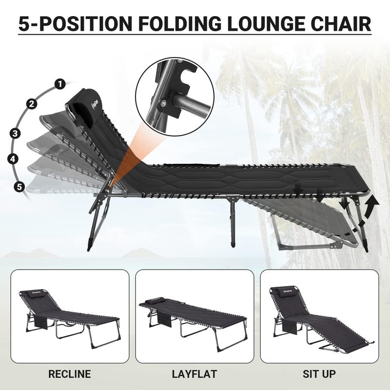 Load image into Gallery viewer, KingCamp Oversize Comfort 3-folding Lounge Chair
