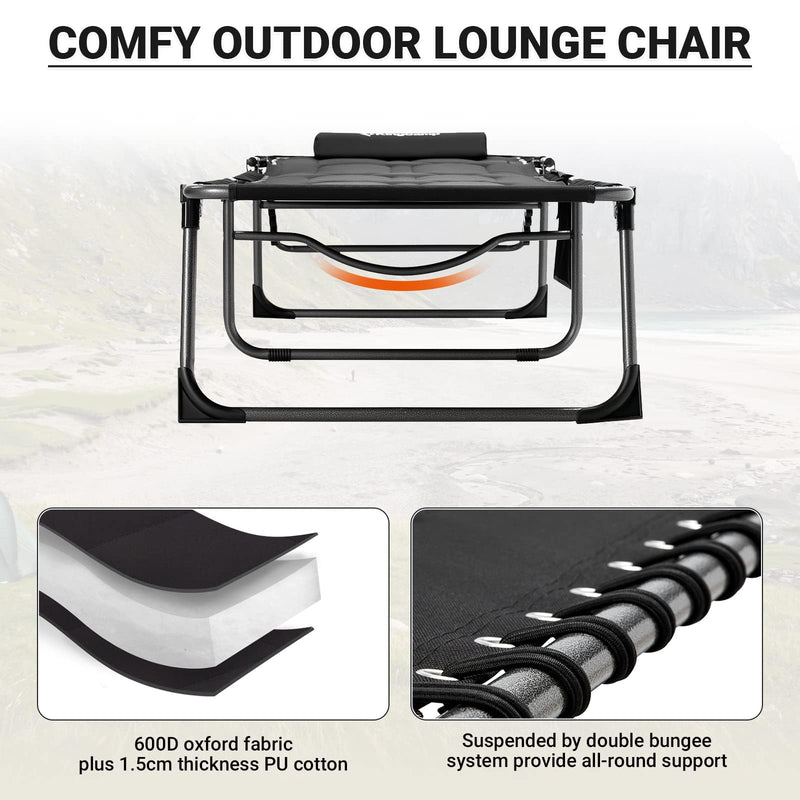 Load image into Gallery viewer, KingCamp Oversize Comfort 3-folding Lounge Chair
