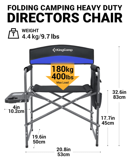 KingCamp Comfort Folding Director's Chair