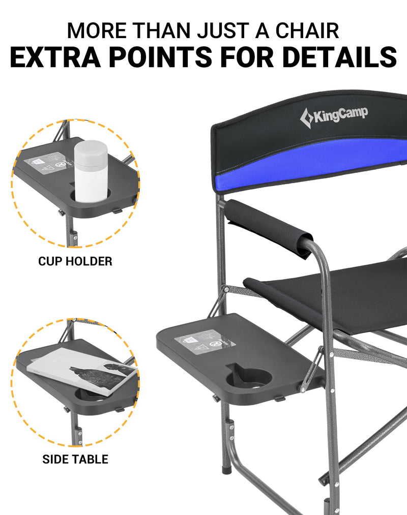 Load image into Gallery viewer, KingCamp Comfort Folding Director&#39;s Chair
