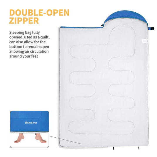 Kingcamp oasis 250 sleeping bag best sale