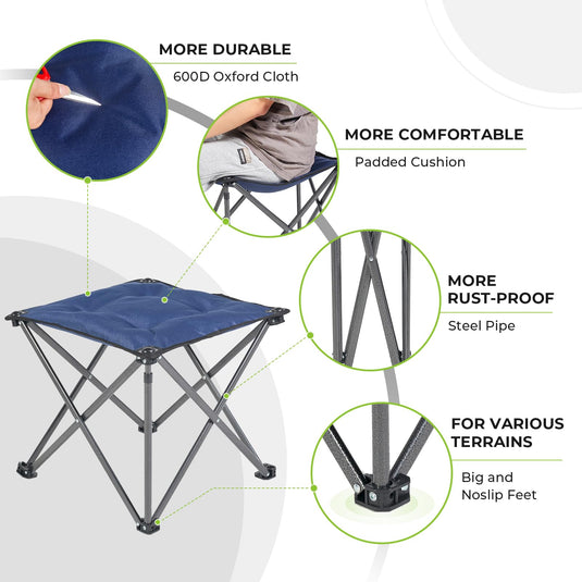 FUNDANGO Padded Camping Stool