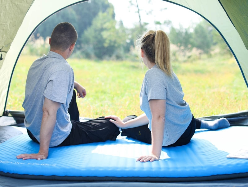 Load image into Gallery viewer, KingCamp DELUXE DOUBLE Double Self-inflatable Pad
