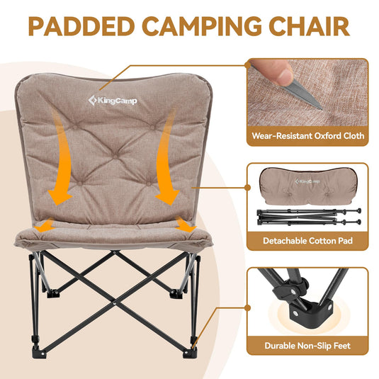 KingCamp C20 B Oversized Butterfly Camp Chair