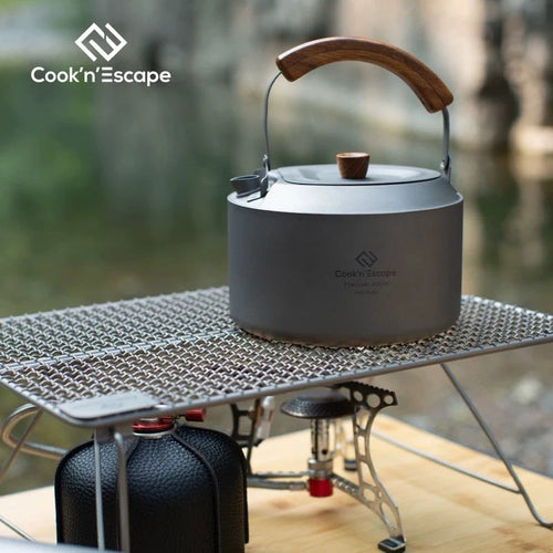 Cook'n'Escape Titanium Kettle & Titanium Grill Bundle