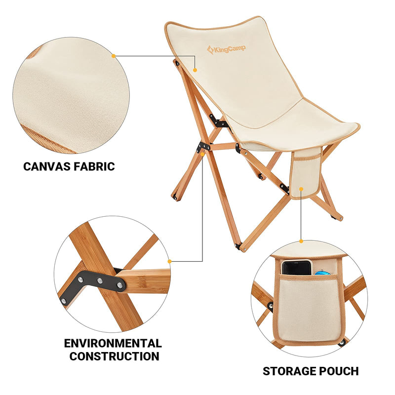 Load image into Gallery viewer, KingCamp BAOBAB Folding Butterfly Chair XL
