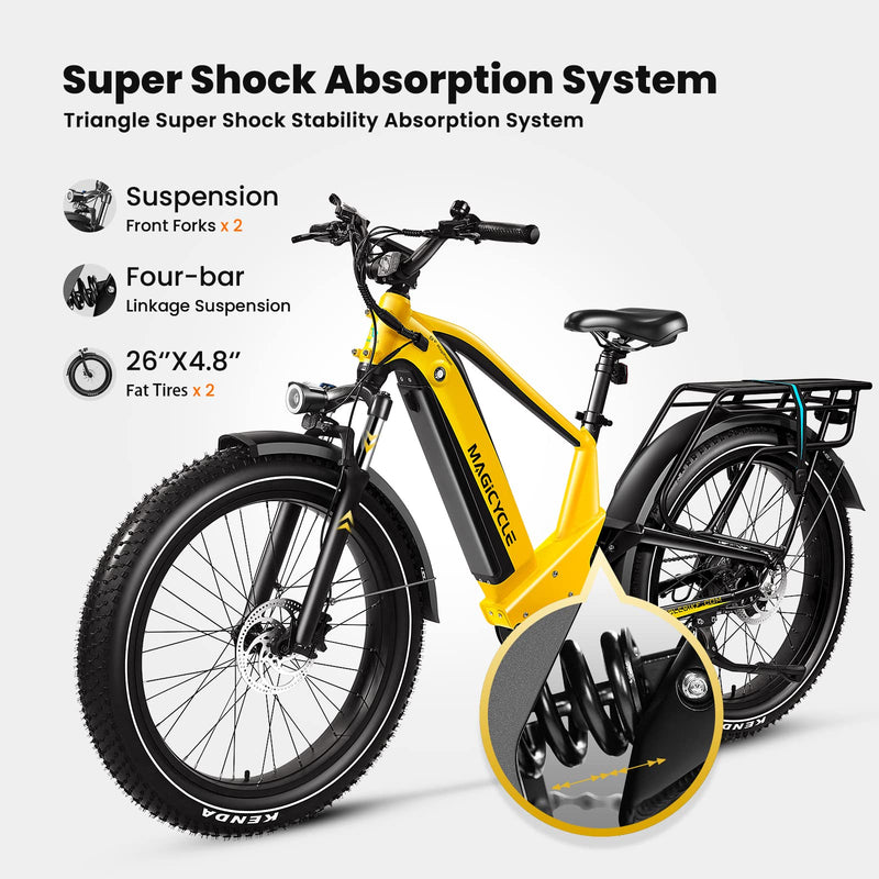 Load image into Gallery viewer, Magicycle Deer Full Suspension Ebike SUV - Touring Version
