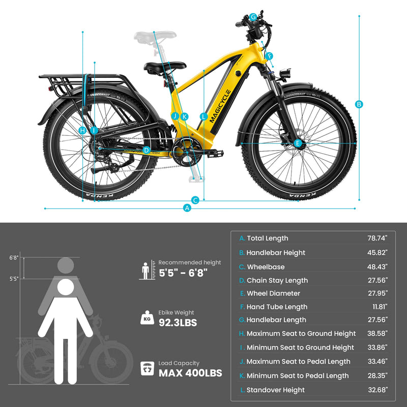 Load image into Gallery viewer, Magicycle Deer Full Suspension Ebike SUV - Touring Version
