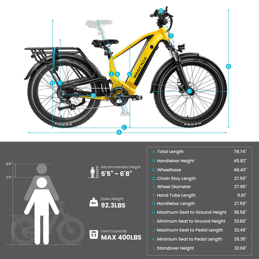 Magicycle Deer Full Suspension Ebike SUV - Touring Version