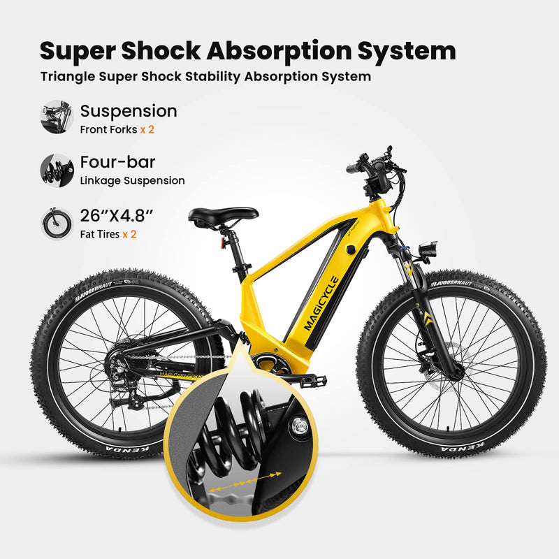 Load image into Gallery viewer, Magicycle Deer Full Suspension Ebike SUV - Touring Version
