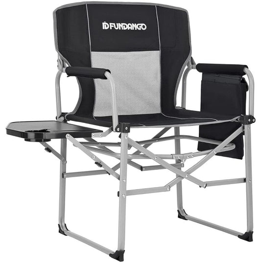 FUNDANGO Cooler Backrest Stool Fishing Chair with Cooler Bag Black / 1-Pack