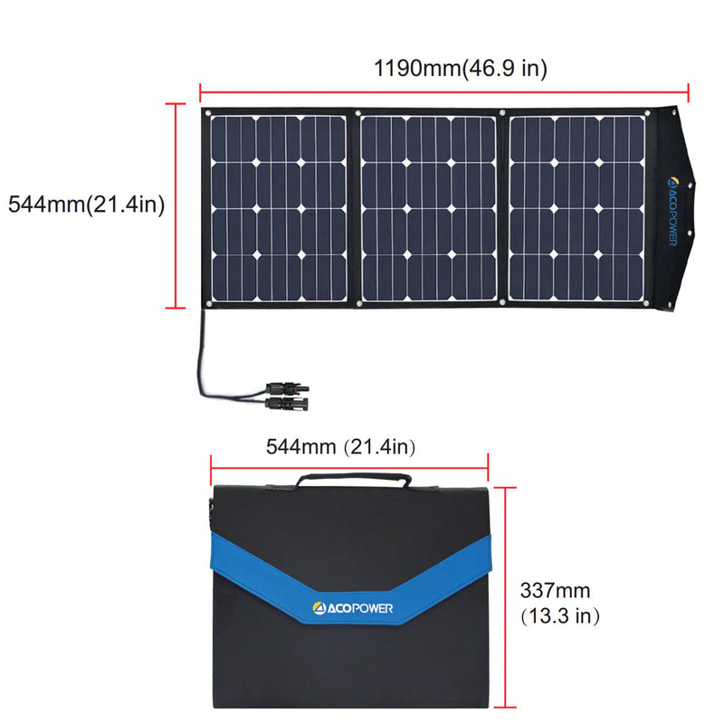 Load image into Gallery viewer, ACOPOWER LiONCooler Mini Solar Powered Car Fridge Freezer, 29 Quarts
