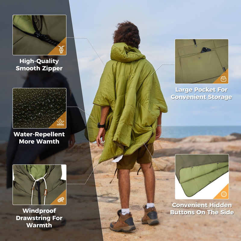 Load image into Gallery viewer, KingCamp Lightweight Wearable Sleeping Bag
