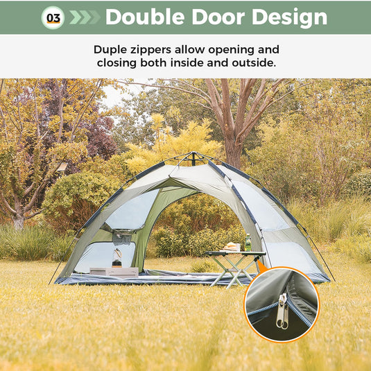 KingCamp Quick-Open Camping Tent