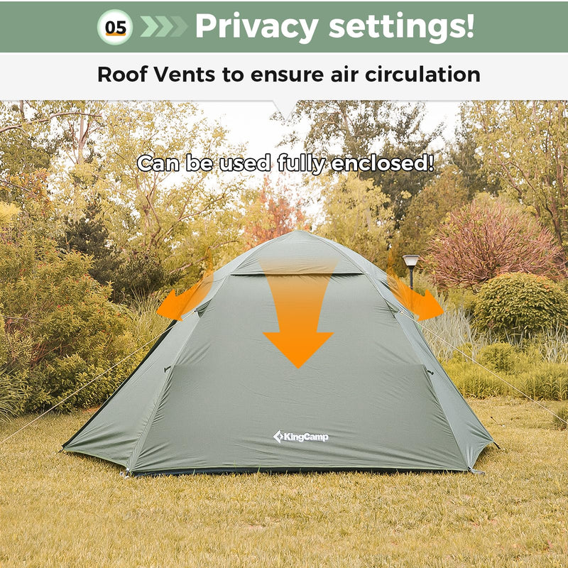 Load image into Gallery viewer, KingCamp Quick-Open Camping Tent
