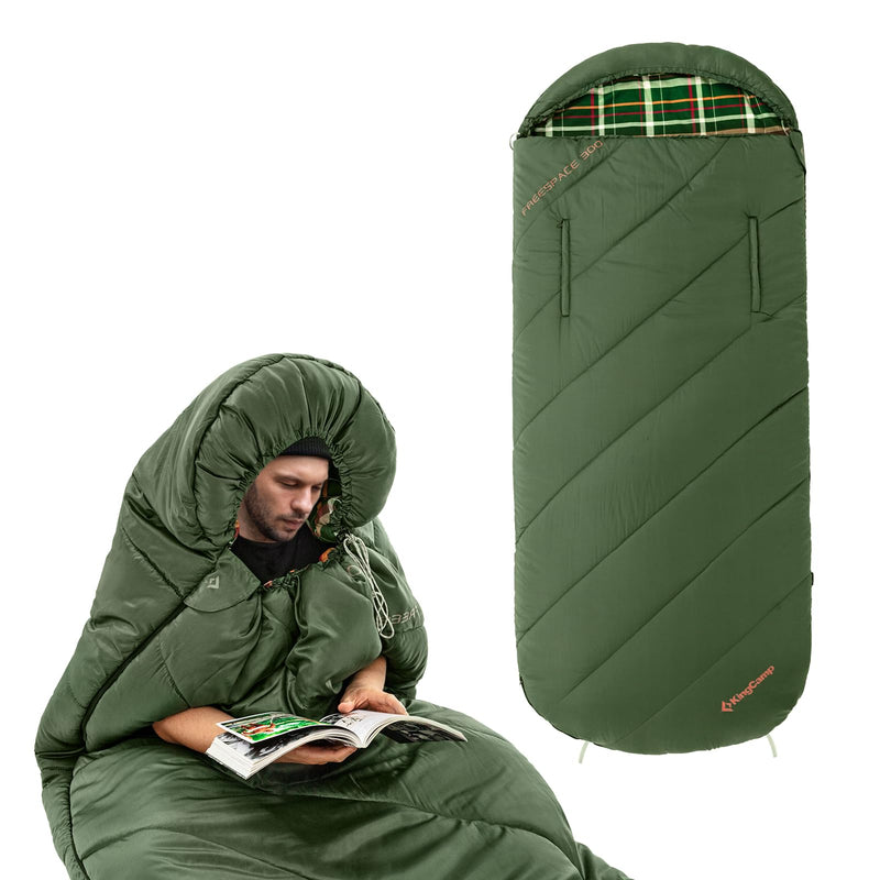 Load image into Gallery viewer, KingCamp Freespace 300 Wearable Sleeping Bag
