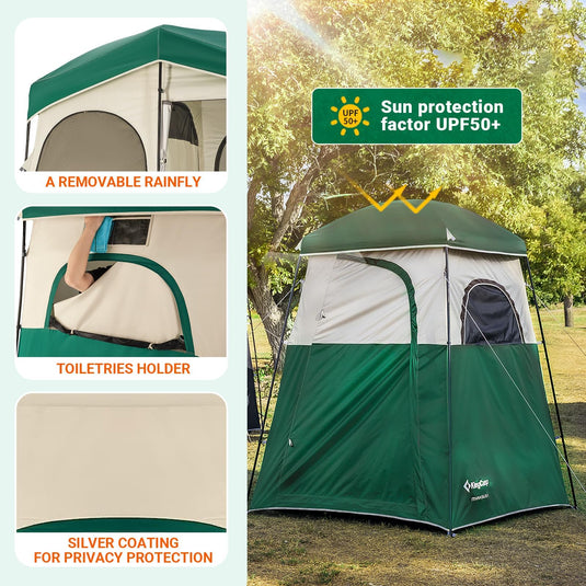 KingCamp MARASUSA Two-Person Shower Tent