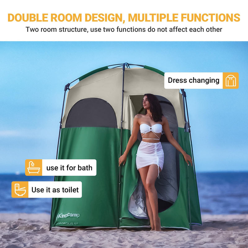 Load image into Gallery viewer, KingCamp MARASUSA Two-Person Shower Tent
