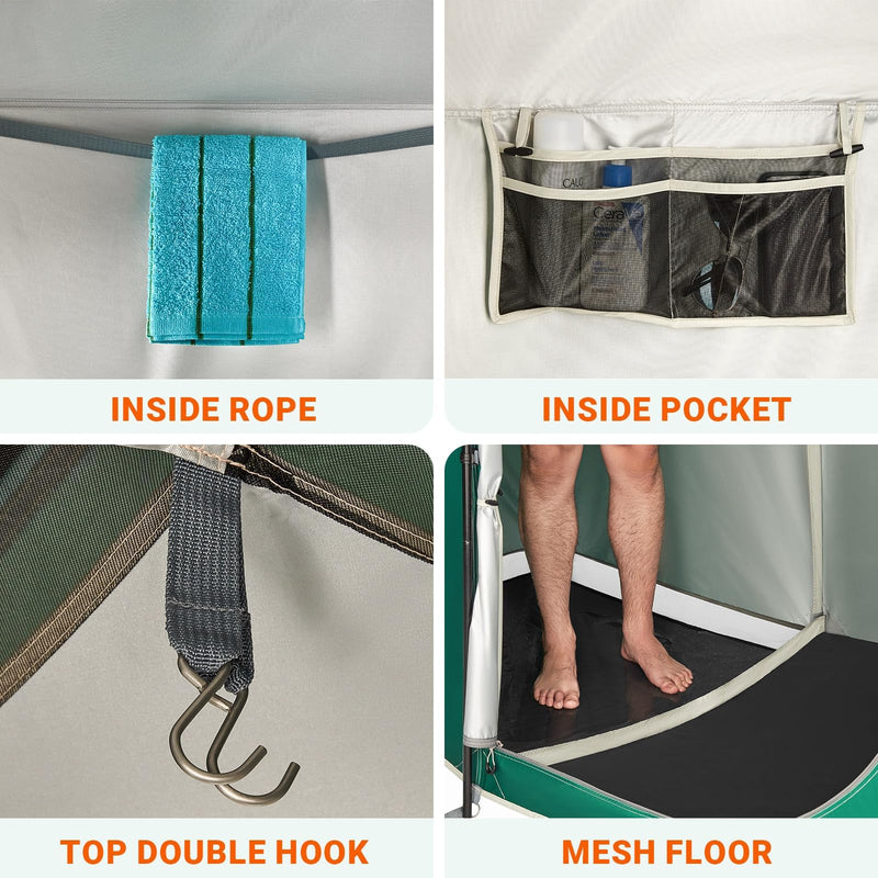 Load image into Gallery viewer, KingCamp MARASUSA Two-Person Shower Tent
