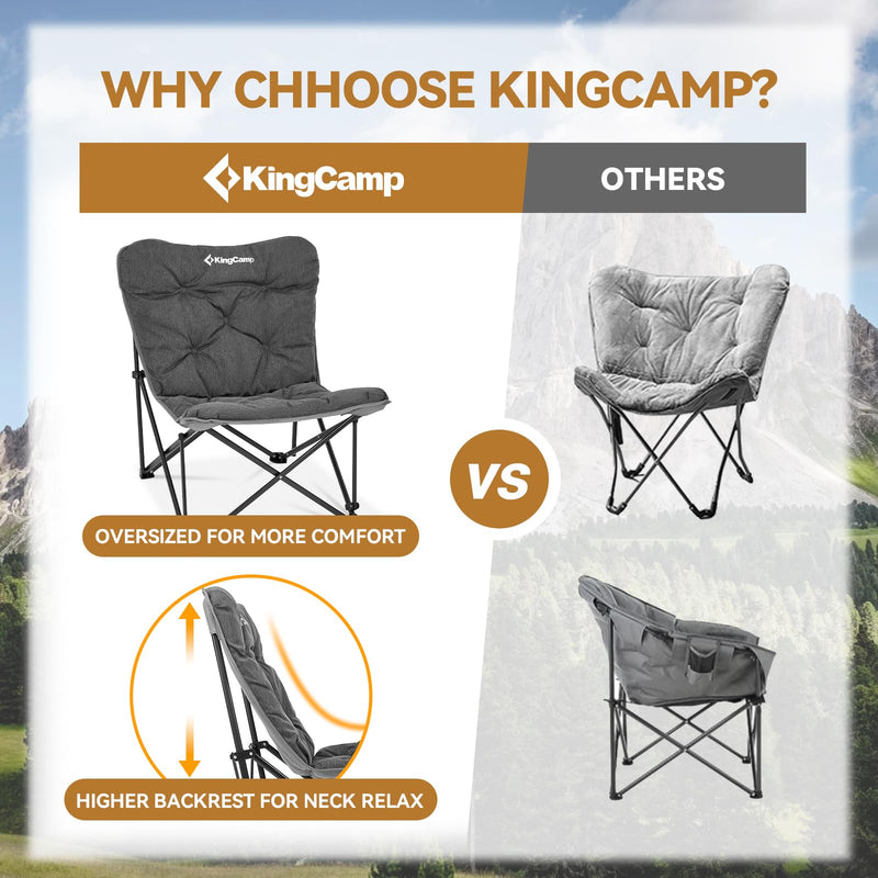 Load image into Gallery viewer, KingCamp C20 B Oversized Butterfly Camp Chair
