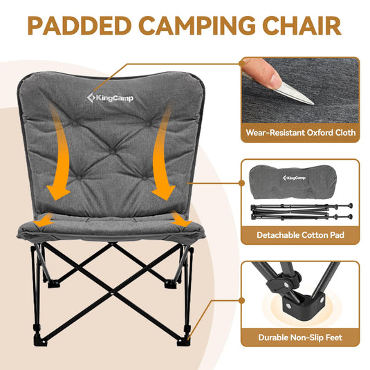 KingCamp C20 B Oversized Butterfly Camp Chair